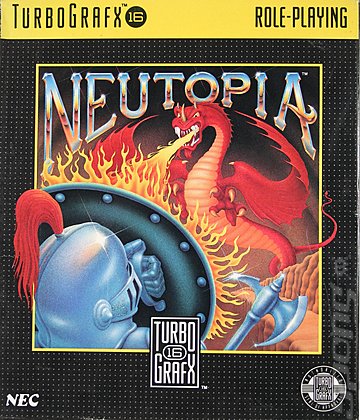 Neutopia - NEC PC Engine Cover & Box Art