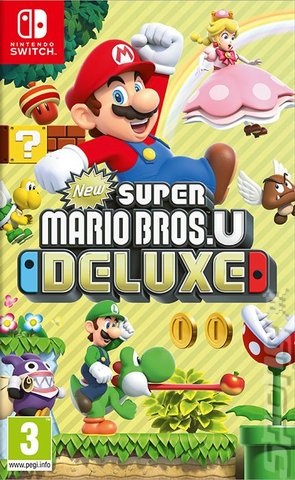 New Super Mario Bros. U - Switch Cover & Box Art
