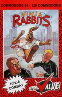 Ninja Rabbits - C64 Cover & Box Art