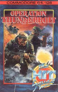 Operation Thunderbolt - C64 Cover & Box Art