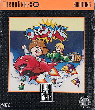 Ordyne - NEC PC Engine Cover & Box Art