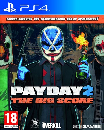 Payday 2: The Big Score - PS4 Cover & Box Art