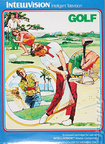PGA Golf - Intellivision Cover & Box Art
