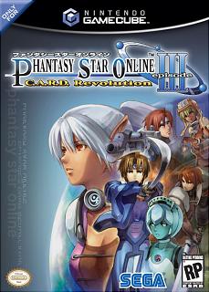 Phantasy Star Online Episode III: C.A.R.D. Revolution - GameCube Cover & Box Art