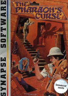 Pharaoh's Curse, The - C64 Cover & Box Art