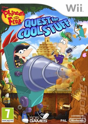 Phineas and Ferb: Quest for Cool Stuff - Wii Cover & Box Art
