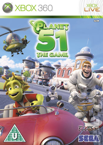 Planet 51: The Game - Xbox 360 Cover & Box Art