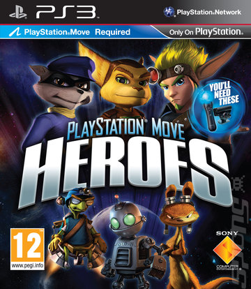PlayStation Move Heroes - PS3 Cover & Box Art