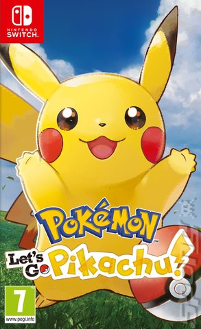 Pok�mon: Let's Go, Pikachu! - Switch Cover & Box Art