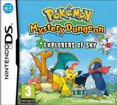 Pok�mon Mystery Dungeon: Explorers of Sky - DS/DSi Cover & Box Art