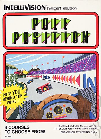 Pole Position - Intellivision Cover & Box Art