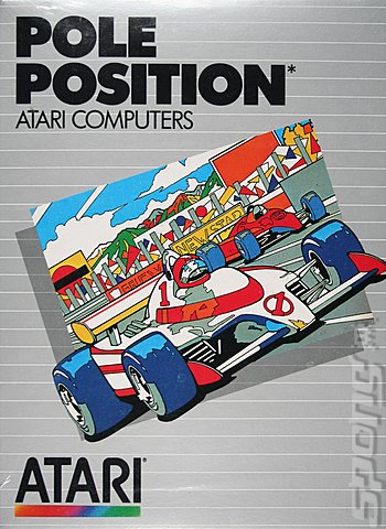 Pole Position - Atari 400/800/XL/XE Cover & Box Art