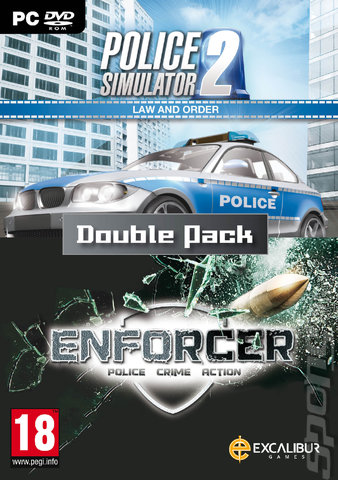 Police Simulator 2/Enforcer Double Pack - PC Cover & Box Art