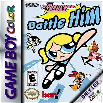 Powerpuff Girls: Battle Him - Game Boy Color Cover & Box Art