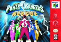 Power Rangers Light Speed Rescue - N64 Cover & Box Art