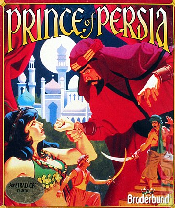 Prince of Persia - Amstrad CPC Cover & Box Art