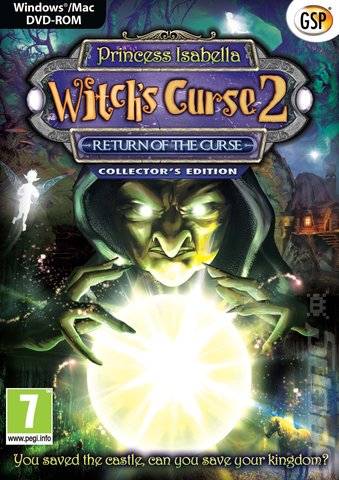 Princess Isabella: Witch's Curse 2: Return of the Curse - PC Cover & Box Art