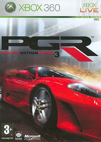 Project Gotham Racing 3 - Xbox 360 Cover & Box Art