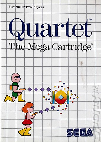 Quartet - Sega Master System Cover & Box Art