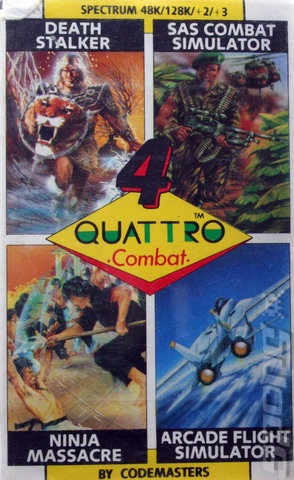 Quattro: Combat - Spectrum 48K Cover & Box Art