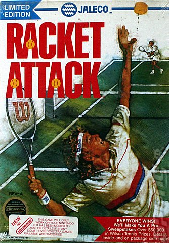 Racket Attack - NES Cover & Box Art