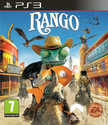 Rango The Video Game - PS3 Cover & Box Art