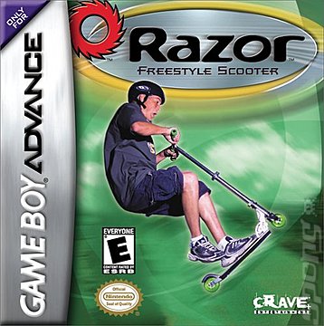 Razor Freestyle Scooter - GBA Cover & Box Art
