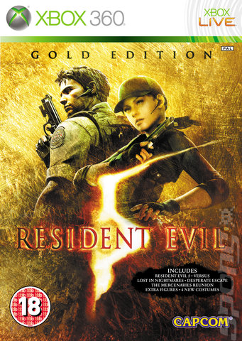 Resident Evil 5: Gold Edition - Xbox 360 Cover & Box Art