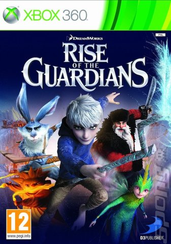 Rise of the Guardians - Xbox 360 Cover & Box Art