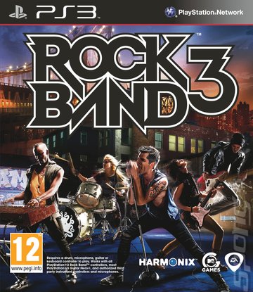 Rock Band 3 - PS3 Cover & Box Art