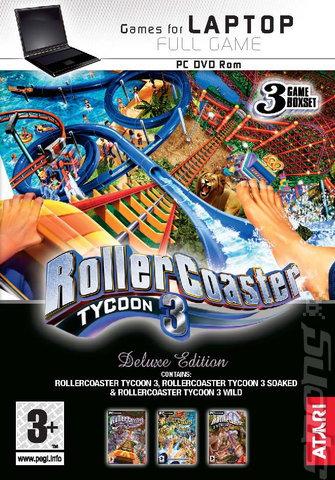 Rollercoaster Tycoon 3 Deluxe Edition - PC Cover & Box Art