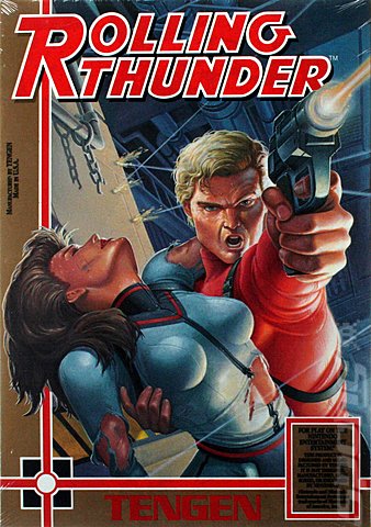 Rolling Thunder - NES Cover & Box Art