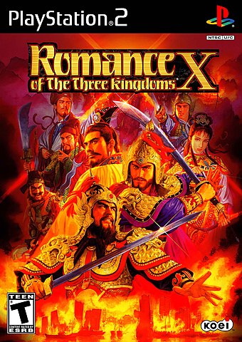 Romance of the Three Kingdoms X - PS2 Cover & Box Art
