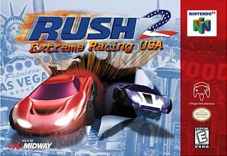 Rush 2 - N64 Cover & Box Art