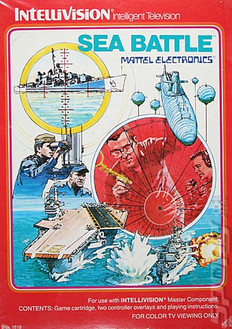 Sea Battle - Intellivision Cover & Box Art