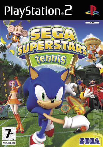 SEGA Superstars Tennis - PS2 Cover & Box Art