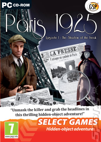 Select Games: Paris 1925: Episode 1: The Shadow of the Freak - PC Cover & Box Art