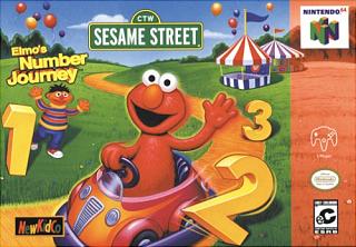 Sesame Street: Elmo's Number Journey - N64 Cover & Box Art