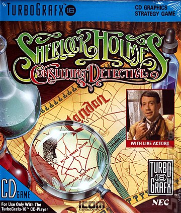 Sherlock Holmes: Consulting Detective - NEC PC Engine Cover & Box Art