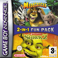 Shrek 2 & Madagascar: 2 in 1 Fun Pack (GBA)
