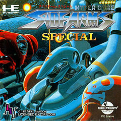 Side Arms Special - NEC PC Engine Cover & Box Art