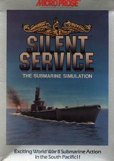 Silent Service - C64 Cover & Box Art