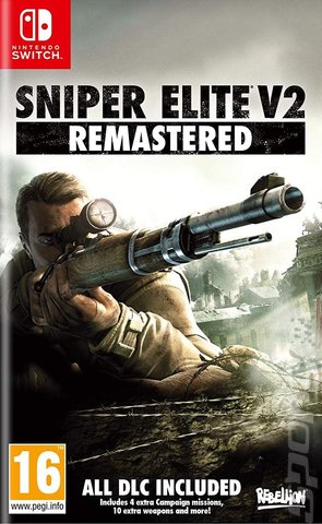 Sniper Elite V2: Remastered - Switch Cover & Box Art