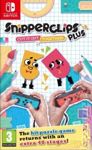 Snipperclips Plus: Cut it Out, Together! - Switch Cover & Box Art