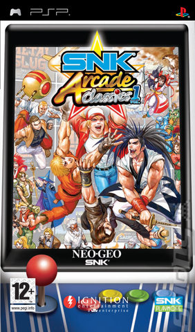 SNK Arcade Classics Vol. 1 - PSP Cover & Box Art