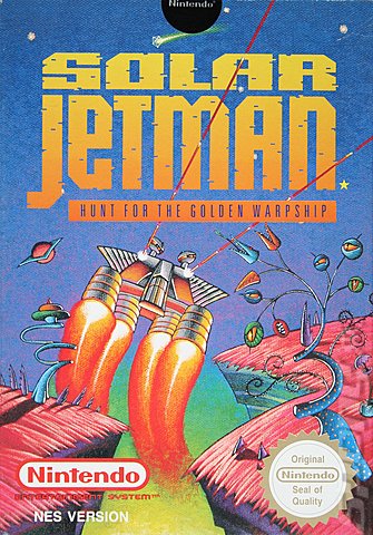 Solar Jetman: Hunt for the Golden Warpship - NES Cover & Box Art