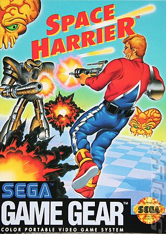 Space Harrier - Game Gear Cover & Box Art