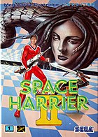 Space Harrier II - Sega Megadrive Cover & Box Art
