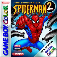 Spider-man: Return of the Sinister Six - Game Boy Color Cover & Box Art