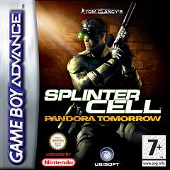 Tom Clancy's Splinter Cell: Pandora Tomorrow - GBA Cover & Box Art